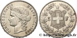 SUISSE 5 Francs Helvetia 1889 Berne
