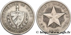 CUBA 20 Centavos 1920 
