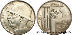 ITALIE - ROYAUME D ITALIE - VICTOR-EMMANUEL III 20 Lire, 10e anniversaire de la fin de la Première Guerre mondiale 1928 Rome