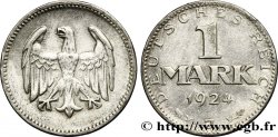 DEUTSCHLAND 1 Mark aigle 1924 Hambourg - J