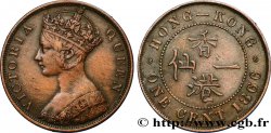 HONG KONG 1 Cent Victoria 1866 
