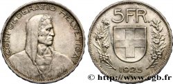 SUISSE 5 Francs berger 1925 Berne SUP