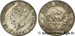 EAST AFRICA 1 Shilling Georges VI / lion 1944 Heaton - H