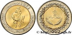 LIBIA 1/2 Dinar cavalier au fusil an 1372 depuis la mort du prophète 2004