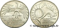 GERMANY 10 Mark / XXe J.O. Munich - Village olympique de Munich 1972 Munich