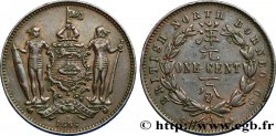 MALAISIE - BORNÉO DU NORD BRITANNIQUE 1 Cent Compagnie britannique du Nord-Bornéo 1886 Birmingham TTB