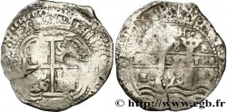 BOLIVIE - ROYAUME D ESPAGNE - PHILIPPE IV 8 Reales contremarquée pour le Brésil 1653 Potosi TTB/TB+