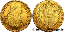 COLOMBIE - CHARLES IV 8 Escudos 1797 Popayan TTB