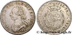 ITALIE - ROYAUME DE SARDAIGNE - VICTOR-AMEDEE III 1/4 Scudo 1778 Turin TTB/TTB+