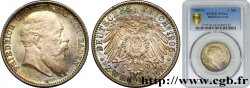 ALLEMAGNE - GRAND-DUCHÉ DE BADE - FRÉDÉRIC Ier 2 Mark  1905 Karlsruhe SPL64 PCGS