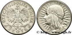 POLAND 2 Zlote Reine Jadwiga 1934 Varsovie