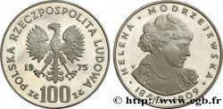 POLEN 100 Zlotych Proof Helena Modrzejewska 1975 Varsovie