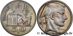 BÉLGICA 50 Francs Mercure 1951 