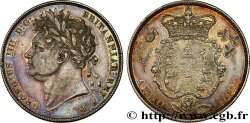 ROYAUME-UNI 1/2 Crown Georges IIII / emblème 1820 