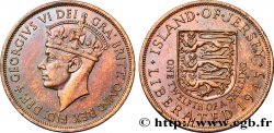 JERSEY 1/12 Shilling Georges VI / armes du Baillage de Jersey 1945