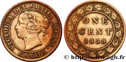 CANADA 1 Cent Victoria 1859 Heaton