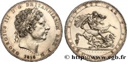 GRANDE-BRETAGNE - GEORGES III Crown 1818 Londres SPL