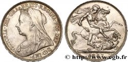 GRANDE BRETAGNE - VICTORIA Crown 1897  SUP