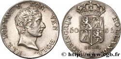 HOLLANDE - ROYAUME DE HOLLANDE - LOUIS NAPOLÉON 50 Stuivers 1808 Utrecht SUP/TTB+
