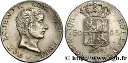 HOLLANDE - ROYAUME DE HOLLANDE - LOUIS NAPOLÉON 50 Stuivers 1808 Utrecht TTB+/SUP