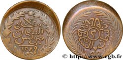 TUNISIE 2 Kharub Abdul Aziz an 1289 décentréé 1872 