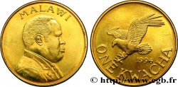MALAWI 1 Kwacha Dr Hastings Kamuzu Banda / aigle pêcheur 1996