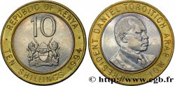 KENIA 10 Shillings Président Daniel Arap Moi 1994 