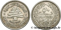 LIBANON 50 piastres Cèdre du Liban 1952 Utrecht