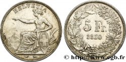 SUISSE - CONFEDERATION 5 Francs 1850 Paris