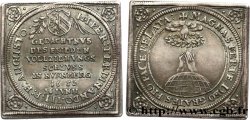 ALLEMAGNE - NUREMBERG 1/4 Thaler, flan carré 1650 Nuremberg TTB+