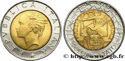 ITALY 500 Lire 50e anniversaire de la création de la police de la route 1997 Rome - R