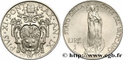 VATICAN AND PAPAL STATES 1 Lire frappe au nom de Pie XI an IX / Vierge sur un globe 1930 Rome