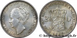NETHERLANDS ANTILLES 2 1/2 Gulden Wilhelmina 1940 Utrecht