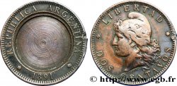 ARGENTINIEN 2 Centavos transformée en boite de forçat n.d.