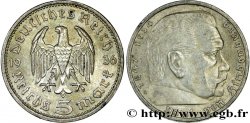 GERMANIA 5 Reichsmark Maréchal Paul von Hindenburg 1936 Berlin