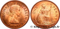 ROYAUME-UNI 1 Penny Elisabeth II 1967 