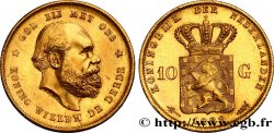 PAYS-BAS 10 Gulden Guillaume III 1889 Utrecht