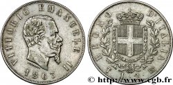 ITALIEN 2 Lire Victor Emmanuel II 1863 Turin