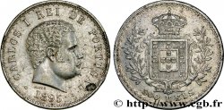 PORTUGAL 500 Reis Charles Ier 1895