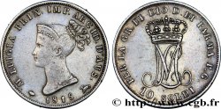 ITALY - PARMA AND PIACENZA 10 Soldi Marie-Louise 1815 Milan