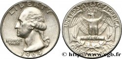 STATI UNITI D AMERICA 1/4 Dollar Georges Washington 1964 Denver