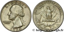 STATI UNITI D AMERICA 1/4 Dollar Georges Washington 1964 Philadelphie