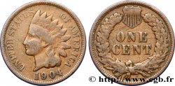 STATI UNITI D AMERICA 1 Cent tête d’indien, 3e type 1904 Philadelphie