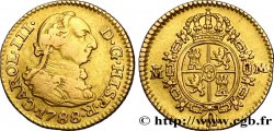 ESPAGNE 1/2 Escudo Charles III 1788 Madrid