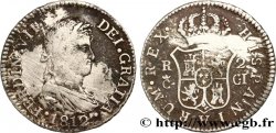 SPAIN 2 Reales Ferdinand VII 1812 Cadix