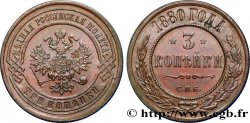 RUSSIE 3 Kopecks 1880 Saint-Petersbourg
