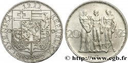 CECOSLOVACCHIA 20 Korun Industrie, Agriculture et Commerce 1933