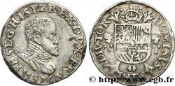 SPANISH LOW COUNTRIES - DUCHY OF BRABANT - PHILIPPE II Cinquième d écu 1576 Anvers