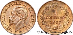 ITALIA 1 Centesimo Victor Emmanuel II 1867 Milan