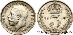 REGNO UNITO 3 Pence Georges V 1913